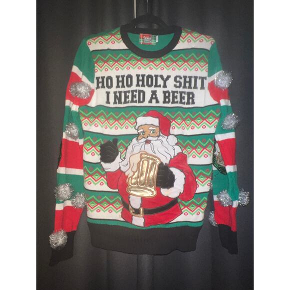 Ugly Christmas Sweater Xmas Size Small Spencer’s - Picture 1 of 3